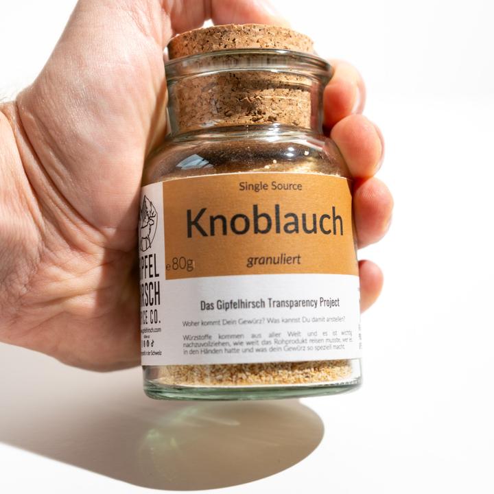 Actual product image Gipfelhirsch Garlic, granulated (80 g)