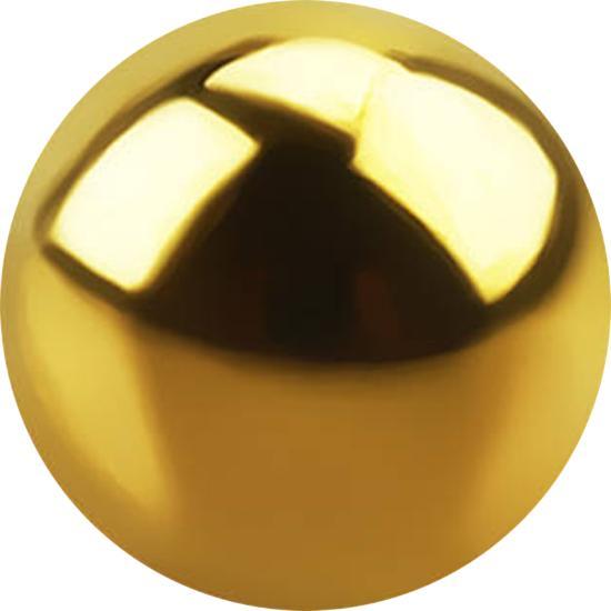 Image du produit Star Piercing Boule plaquée or (Acier chirurgical 316L)