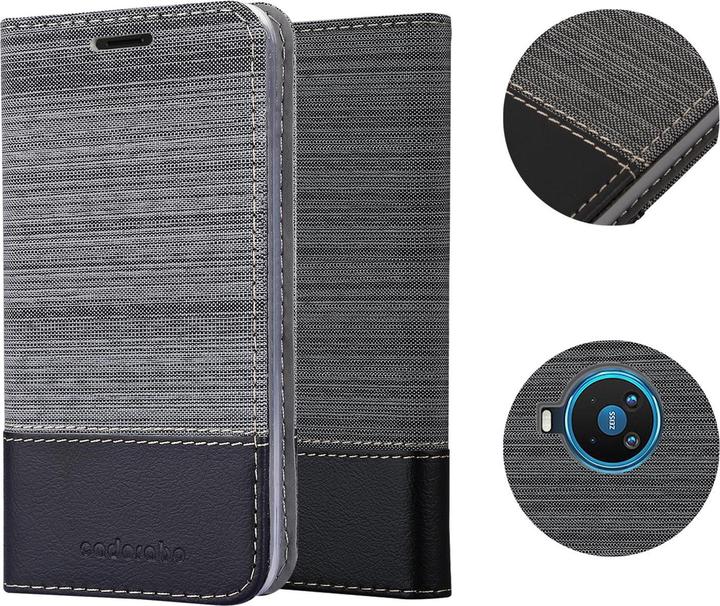 Produktbild Cadorabo Book Jeans Optik Cover (Nokia 8.3)