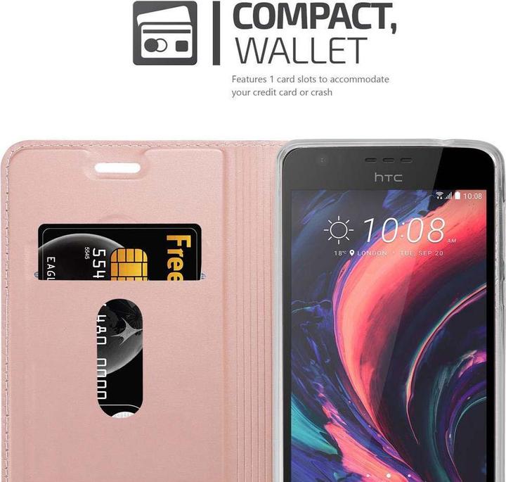 Produktbild Cadorabo Book Classy Style Cover (HTC Desire 10 Lifestyle, HTC Desire 825)