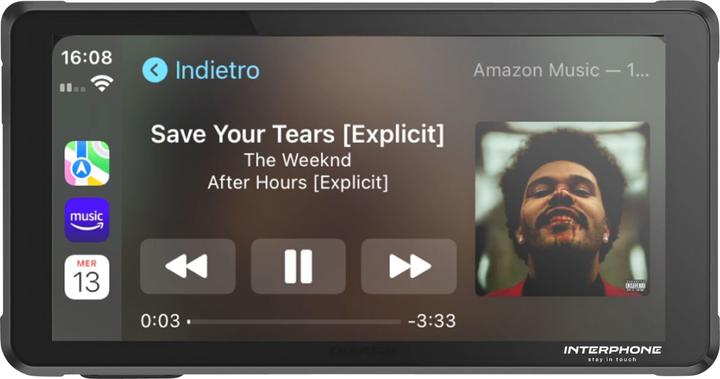 Actual product image Interphone Moto Display Ridesync (5.50")