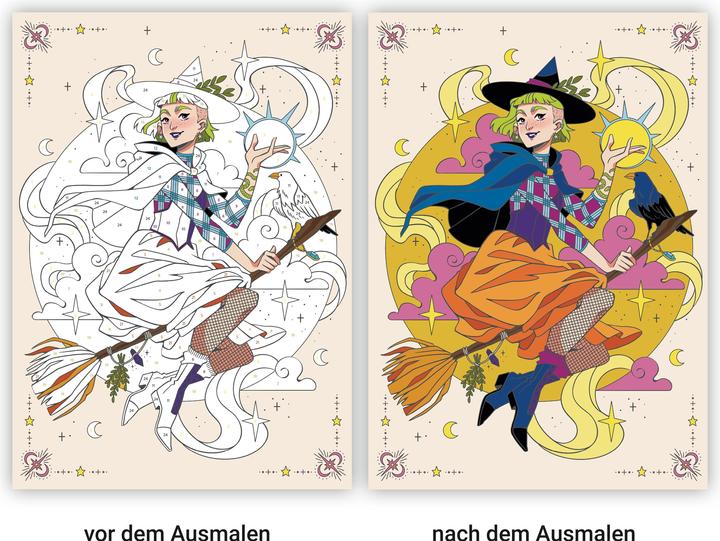 Actual product image Ravensburger Painting by numbers: Witch Power