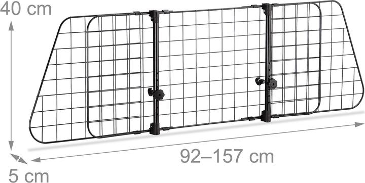 Immagine prodotto Relaxdays Cane recinto auto (Cane, Chiusura di sicurezza)