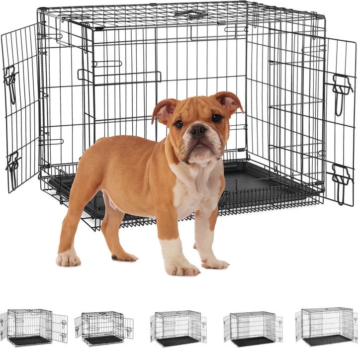 Produktbild Relaxdays Hundekäfig (Hund, Faltbar)