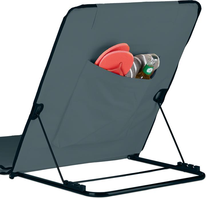 Immagine prodotto Relaxdays Tappetino da spiaggia con ombrello (170 cm)