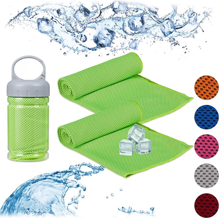 Immagine prodotto Relaxdays Asciugamano Rinfrescante, Set da 2