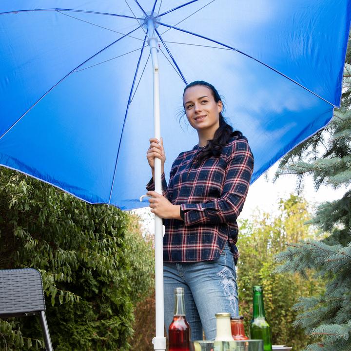 Actual product image Relaxdays 180 cm Garden Parasol (1.80 m)