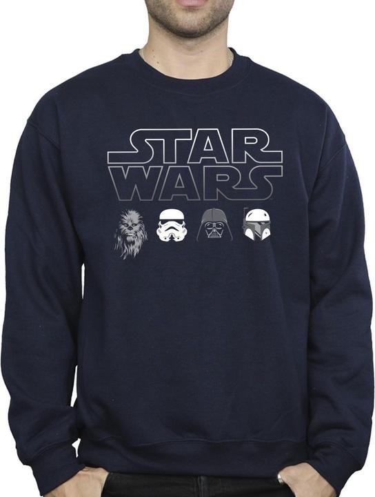 Produktbild Star Wars Character Heads Sweatshirt (L)