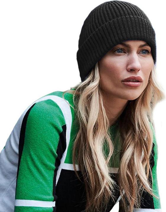 Produktbild Beechfield Engineer Strick Ripp Beanie (One Size)