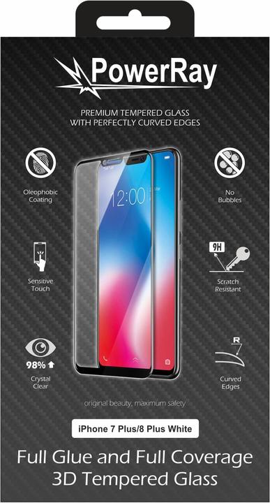 Actual product image PowerRay Full Glue Glass (1 Piece, Apple iPhone 7)