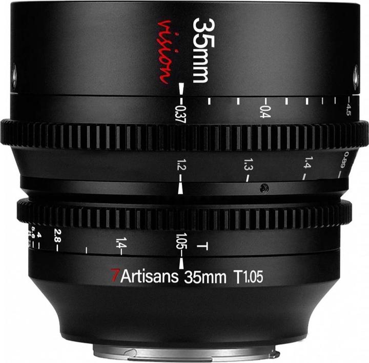 Actual product image 7artisans Fixed focal length 35 mm T1.05 (Canon RF, APS-C / DX)