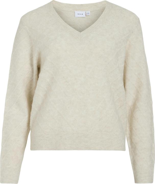 Vila V-Ausschnitt Strickpullover (XL)
