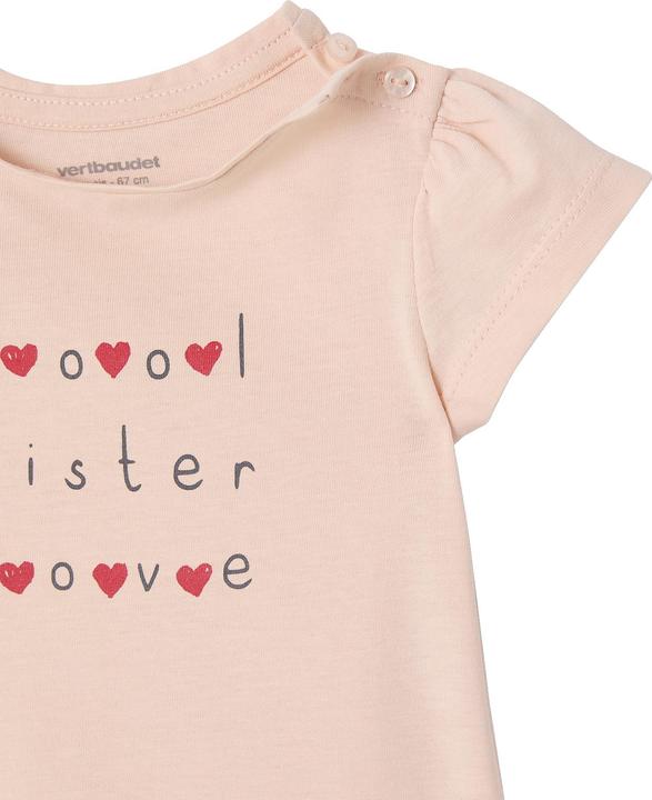 Produktbild Vertbaudet 2er-Pack Baby T-Shirts BASIC bedruckt (62)