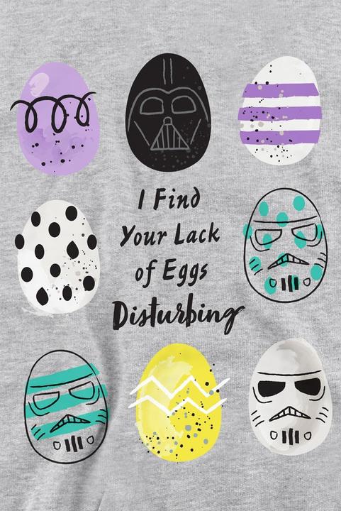 Immagine prodotto Star Wars Your Lack Of Easter Eggs Disturbing Felpa Darth Vader Adulto Unisex (XL)