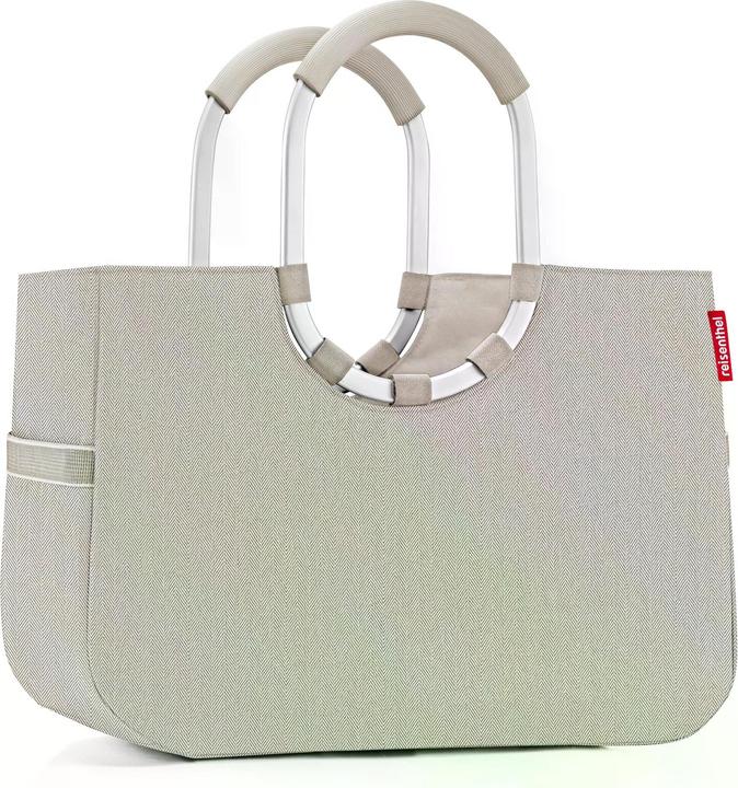reisenthel Einkaufskorb Loopshopper L Herringbone Sand