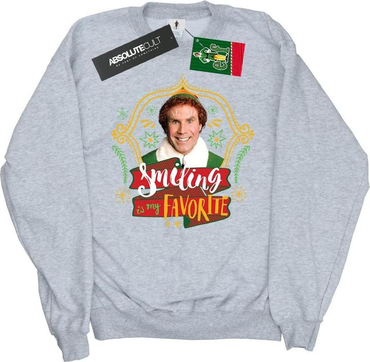 Elf Buddy Smiling Sweatshirt Jungen