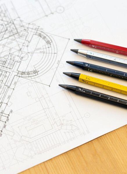 Produktbild Troika CONSTRUCTION ENDLESS Bleistift Endlos-Schreibspitze, dunkelblau (HB)