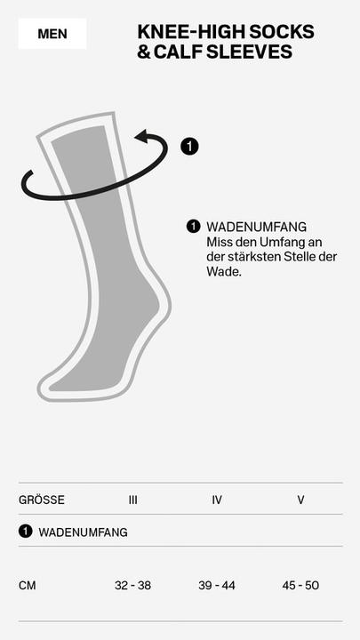 Cep Run sleeves calf 5.0 III (32 - 38)