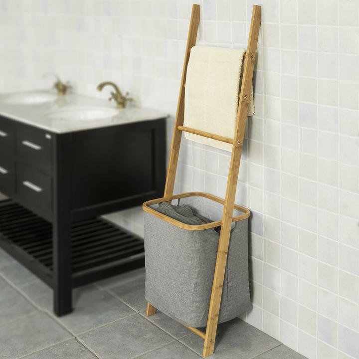 Produktbild SoBuy Handtuchleiter Wäschekorb