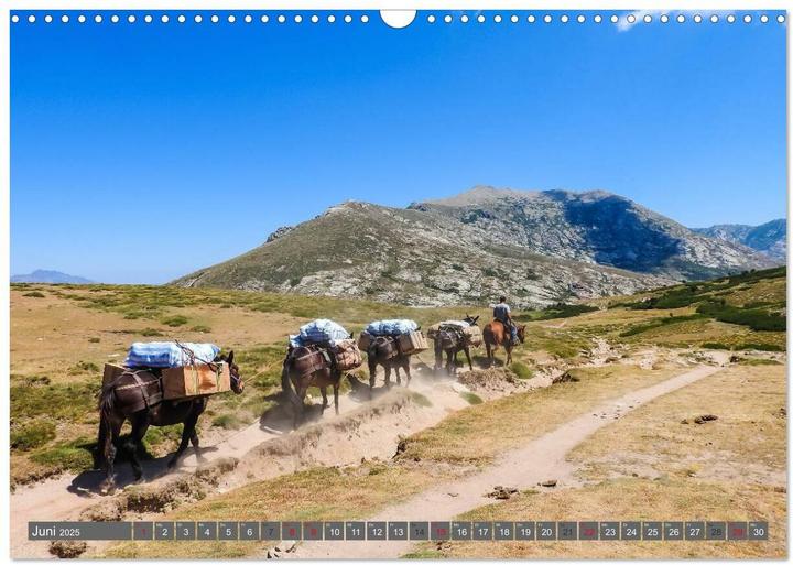 Actual product image Weitwandern auf Korsika GR 20 (Wandkalender 2025 DIN A3 quer), Monatskalender (A3, German)