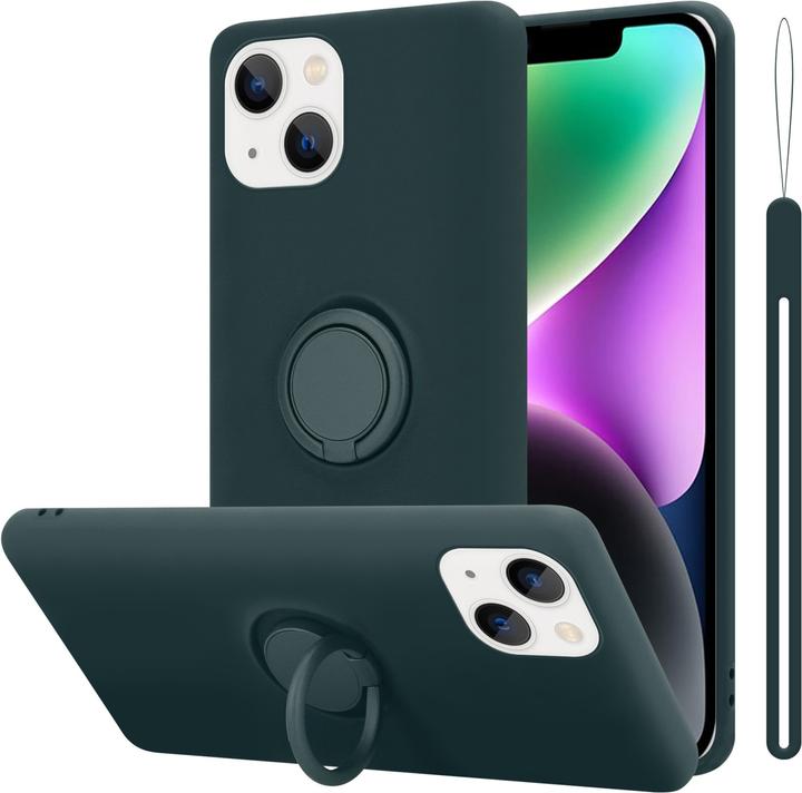 Immagine prodotto Cadorabo Custodia per Apple iPhone 14 in TPU Liquid Ring Stile Custodia in silicone (Apple iPhone 14)