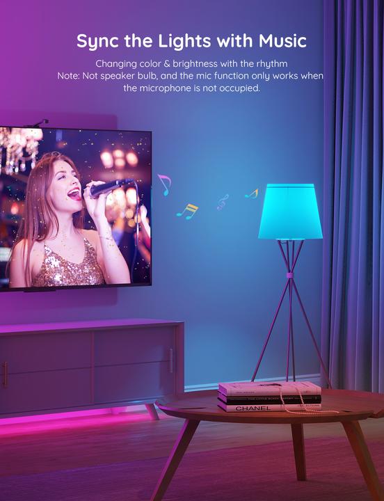 Actual product image Govee Smart Light Bulb (E27, 9 W, 800 lm, 1 x, F)