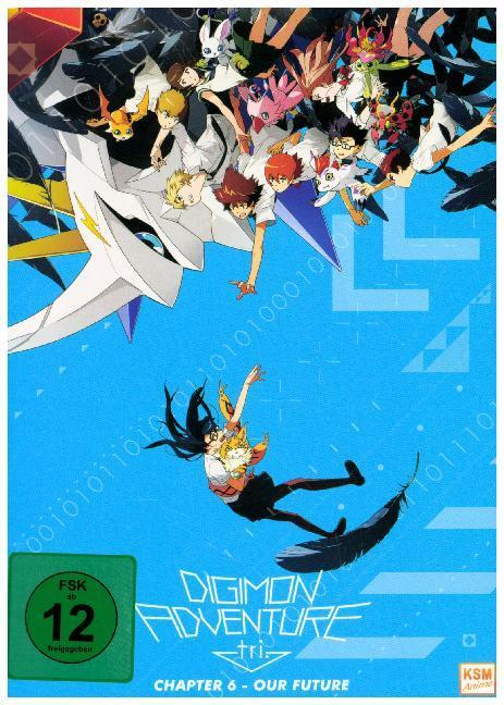 Actual product image Digimon Adventure tri. - Our Future Chapter 6 (DVD) (DVD, 2019, German, Japanese)