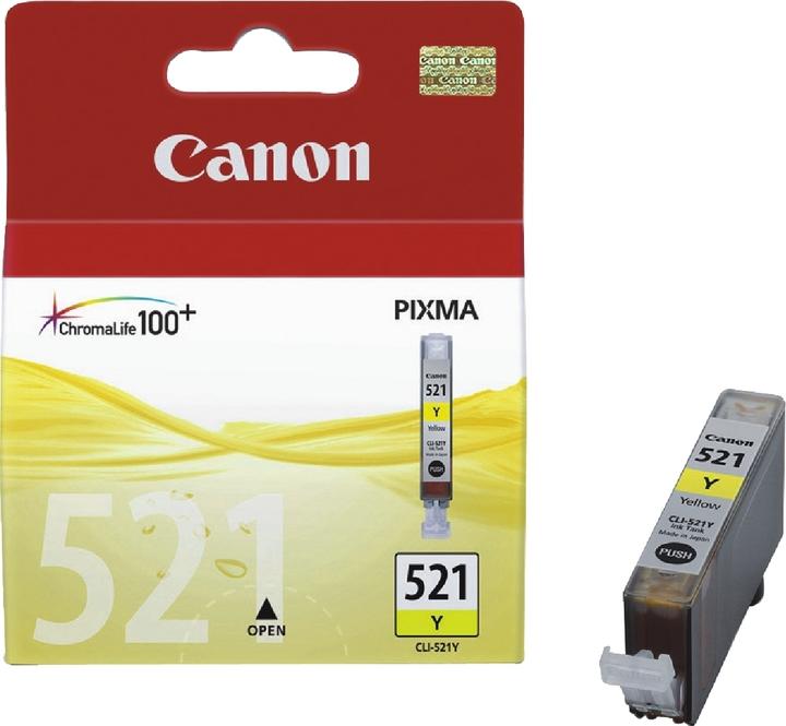 Actual product image Canon Cli-521y (Y)