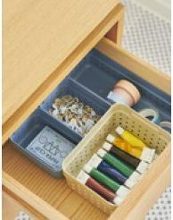 Actual product image Plast team Stacking basket SEOUL ORGANIZER M, black (1 x)