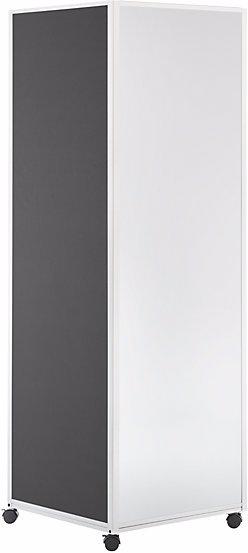 Actual product image eurokraft basic Display column, with 4 double swivel castors with wheel stops,.