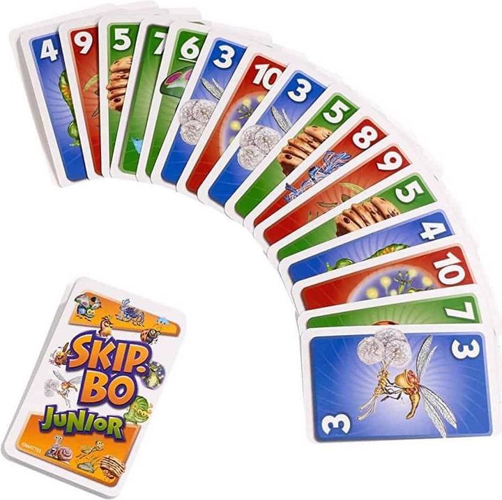 Image du produit Mattel Games Skip-Bo - Jeu de cartes Skip-Bo Junior (Allemand, Français, Italien)