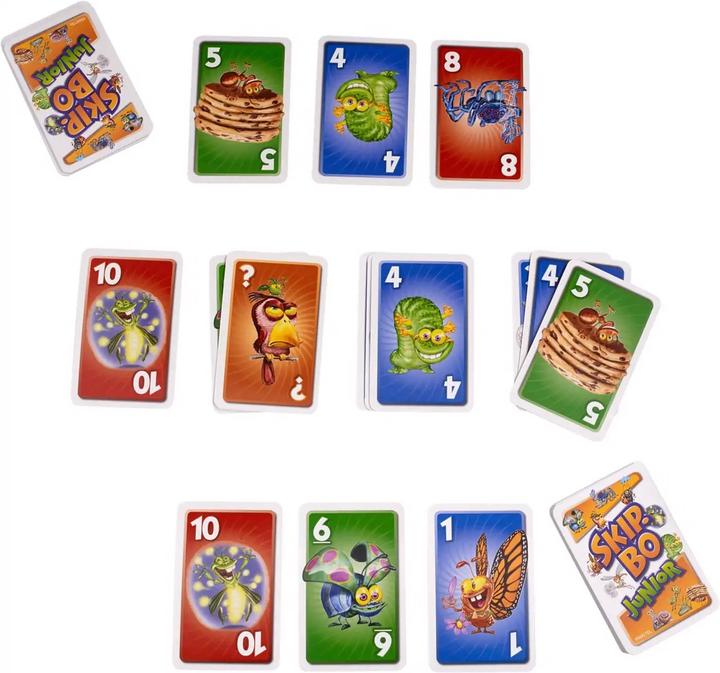 Image du produit Mattel Games Skip-Bo - Jeu de cartes Skip-Bo Junior (Allemand, Français, Italien)