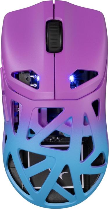 Actual product image White Shark Computer mouse GM-5019 Dagonet Wireless 24000 dpi Blue/Purple