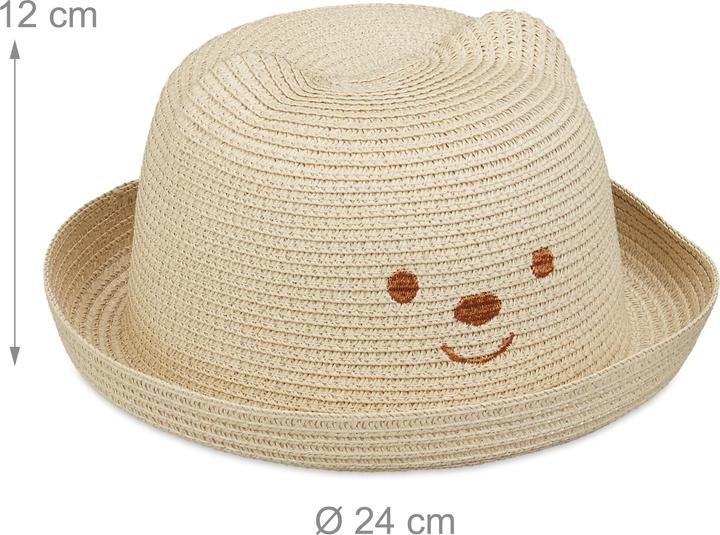 Actual product image Relaxdays Kids straw hat (52)