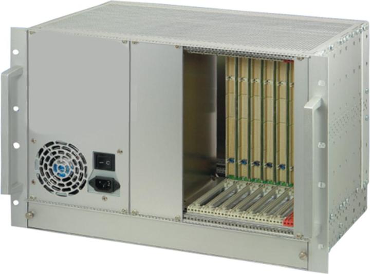 Actual product image Schroff System, 7 U, 8 slot, with rear I/O - BGTR CPCI 7HE (6+1) 8SLOT