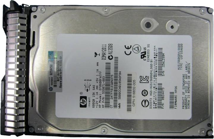 Produktbild HPE 600Gb SAS 15.00Rpm 3.5I nch (0.60 TB, 3.5")