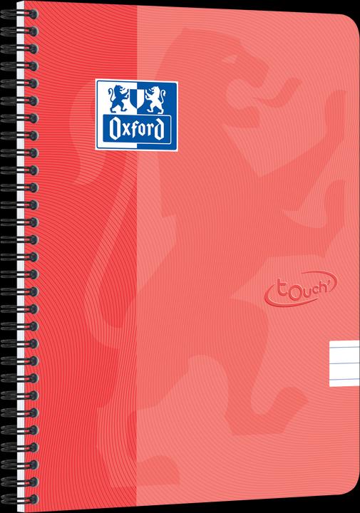 Image du produit Oxford Cahier à spirales Touch A5 ligné (A5, À rayures)