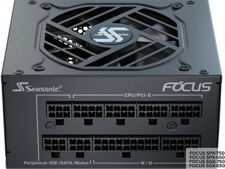 Produktbild Seasonic Netzteil 750W FOCUS-SGX-750 Modular (80+Gold) (750 W)