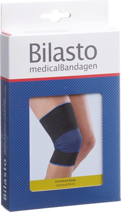 Actual product image Bilasto Uno Knee support S black/blue (S)
