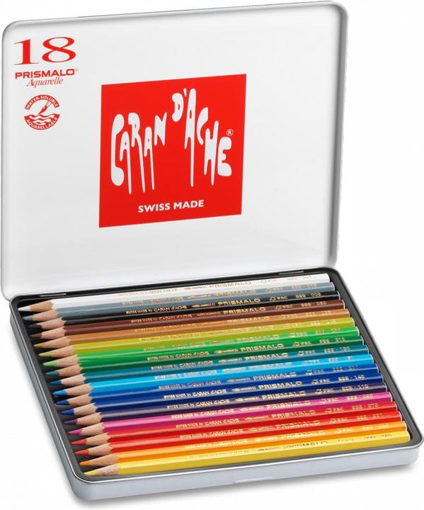 Immagine prodotto Caran d'Ache Prismalo Aquarelle Metallschachtel (Multicolore, 18 x)