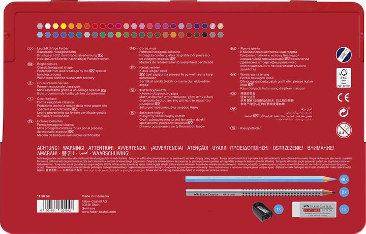 Actual product image Faber-Castell Classic Colours (Multicoloured, 48 x)