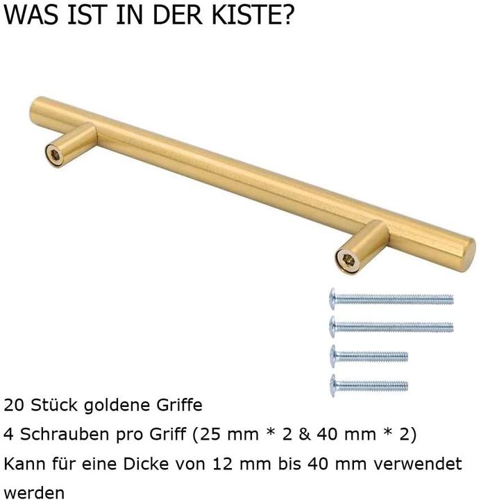 Produktbild Lontan 20 X Möbelgriffe 160mm