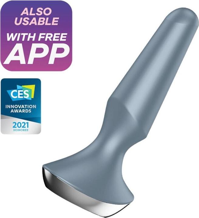 Produktbild Satisfyer Plug-ilicious 2 Plug Vibrator - Ice Blue