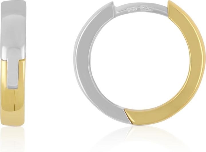 Produktbild Muau Creolen (750, Weissgold, 18 K Gelbgold)