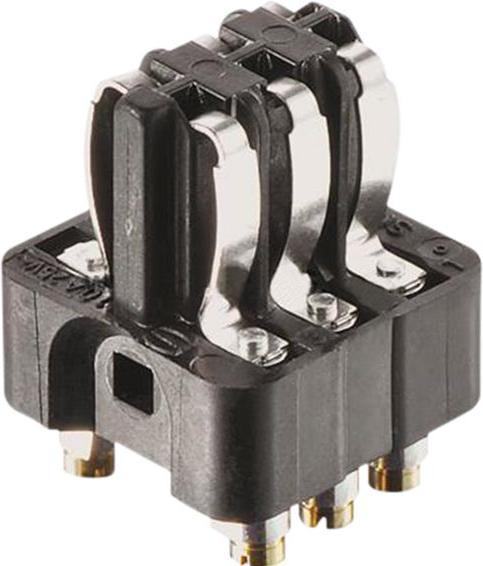 Image du produit Harting Insert mâle Staf 6 pôles, 6 pôles, connexion vissée, mâle