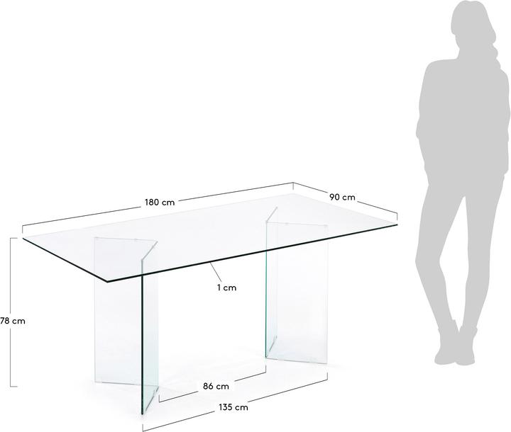 Actual product image Kave Home Burano (90 x 180 x 78 cm)