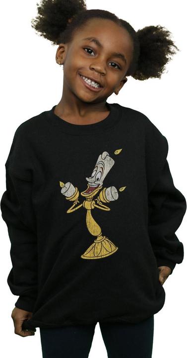 Immagine prodotto Disney Beauty And The Beast Lumiere Distressed Felpa Ragazze (152, 158)