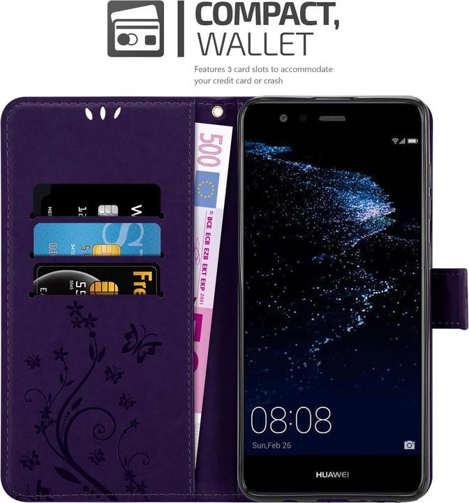 Immagine prodotto Cadorabo Copertina del libro di fiori (Huawei P10 Lite)
