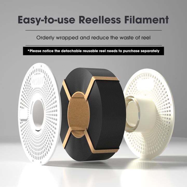 Immagine prodotto eSUN eSpool+ Abnehmbare Spule für Refill Filament (ABS, 210 g, Bianco)