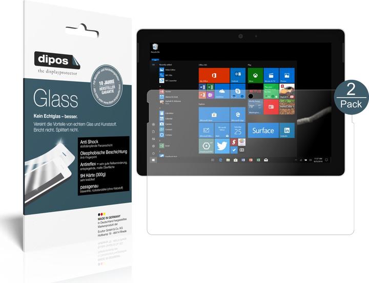 Dipos Displayschutz Anti-Shock (10")